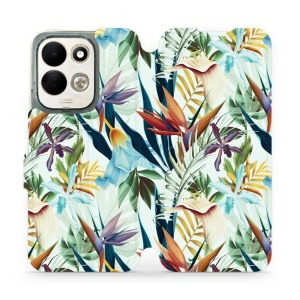 Flip pouzdro na mobil Xiaomi Redmi 17 - Mobiwear M071P, flóra