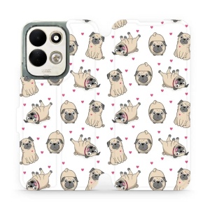Flip pouzdro na mobil Xiaomi Redmi 17 - Mobiwear M097P, mopsíci