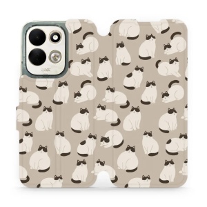 Flip pouzdro na mobil Xiaomi Redmi 17 - Mobiwear V160S, kočičáci