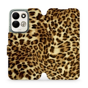Flip pouzdro na mobil Xiaomi Redmi 17 - Mobiwear VA33P, leopardí vzor