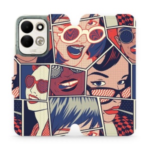 Flip pouzdro na mobil Xiaomi Redmi 17 - Mobiwear VP18P, komiks