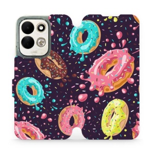 Flip pouzdro na mobil Xiaomi Redmi 17 - Mobiwear VP19S, donutky