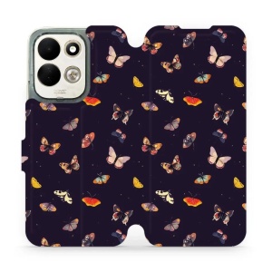 Flip pouzdro na mobil Xiaomi Redmi 17 - Mobiwear VP78S, barevní motýlci