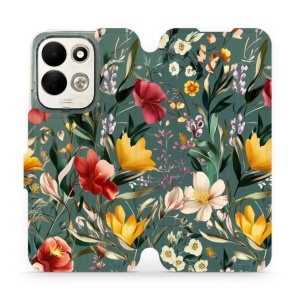 Flip pouzdro na mobil Xiaomi Redmi 17 - Mobiwear VP71S, na zelené louce