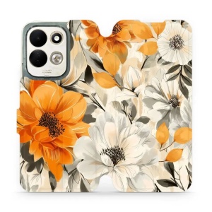 Flip pouzdro na mobil Xiaomi Redmi 17 - Mobiwear VP75S, podzimní květy