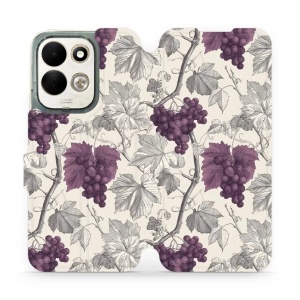 Flip pouzdro na mobil Xiaomi Redmi 17 - Mobiwear VB03S, vinná réva