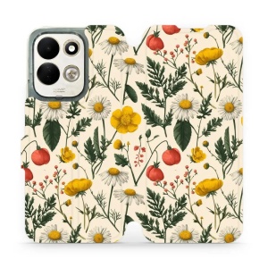Flip pouzdro na mobil Xiaomi Redmi 17 - Mobiwear VB14S, heřmánky a pryskyřníky