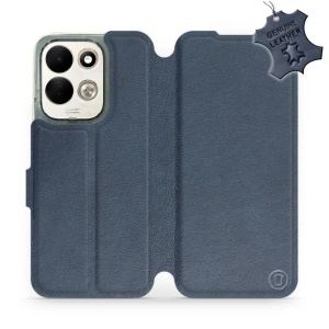 Kožené flip pouzdro na mobil Xiaomi Redmi 17 - Mobiwear - modré