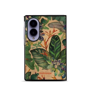 Lesklý kryt na mobil Samsung Galaxy Z Fold8 - Mobiwear Glossy G036G, sukulenty