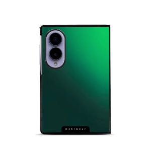 Lesklý kryt na mobil Samsung Galaxy Z Fold8 - Mobiwear Glossy G061G, zelený odstín