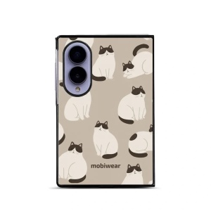 Lesklý kryt na mobil Samsung Galaxy Z Fold8 - Mobiwear Glossy G160G, kočičáci
