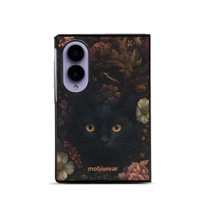Lesklý kryt na mobil Samsung Galaxy Z Fold8 - Mobiwear Glossy G161G, temná kočka