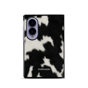 Lesklý kryt na mobil Samsung Galaxy Z Fold8 - Mobiwear Glossy G165G, černá strakatá