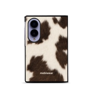 Lesklý kryt na mobil Samsung Galaxy Z Fold8 - Mobiwear Glossy G166G, hnědá strakatá