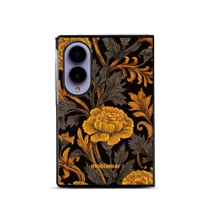 Lesklý kryt na mobil Samsung Galaxy Z Fold8 - Mobiwear Glossy G173G, žlutá kvítka
