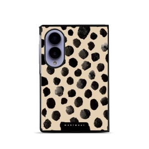 Lesklý kryt na mobil Samsung Galaxy Z Fold8 - Mobiwear Glossy GA50G, černé puntíky
