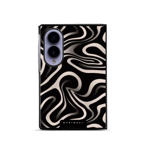 Lesklý kryt na mobil Samsung Galaxy Z Fold8 - Mobiwear Glossy GA63G, vlnky a linky
