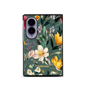 Lesklý kryt na mobil Samsung Galaxy Z Fold8 - Mobiwear Glossy GP71G, na zelené louce