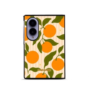Lesklý kryt na mobil Samsung Galaxy Z Fold8 - Mobiwear Glossy GP82G, pomeranče