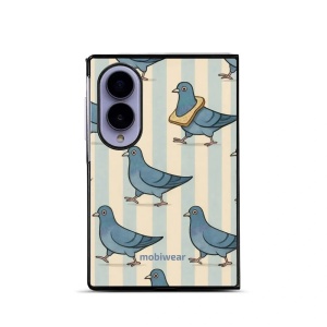 Lesklý kryt na mobil Samsung Galaxy Z Fold8 - Mobiwear Glossy GP91G, holubi