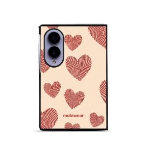 Lesklý kryt na mobil Samsung Galaxy Z Fold8 - Mobiwear Glossy GP93G, otisk srdce