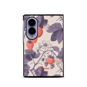 Lesklý kryt na mobil Samsung Galaxy Z Fold8 - Mobiwear Glossy GB01G, jahodový herbář