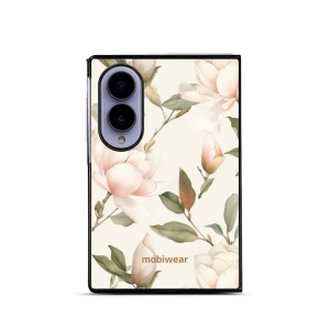 Lesklý kryt na mobil Samsung Galaxy Z Fold8 - Mobiwear Glossy GB17G, magnolie na bílé