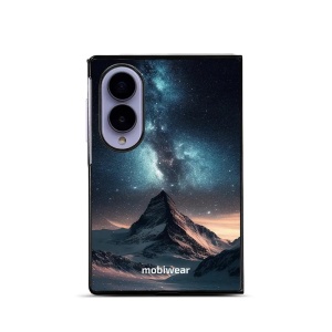 Lesklý kryt na mobil Samsung Galaxy Z Fold8 - Mobiwear Glossy G006G, hora s hvězdnou oblohou