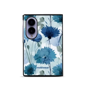 Lesklý kryt na mobil Samsung Galaxy Z Fold8 - Mobiwear Glossy GB23G, akvarelové chrpy