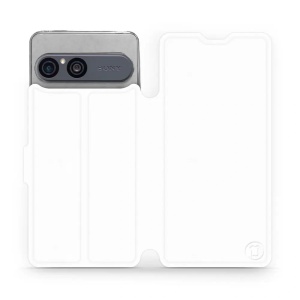 Flip pouzdro na mobil Sony Xperia 10 VII - Mobiwear bílé a šedé