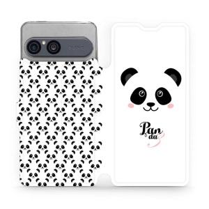 Flip pouzdro na mobil Sony Xperia 10 VII - Mobiwear M030P, panda Amálka