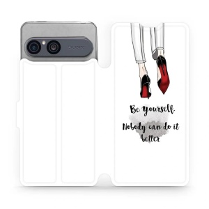 Flip pouzdro na mobil Sony Xperia 10 VII - Mobiwear M046P, be yourself