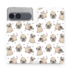 Flip pouzdro na mobil Sony Xperia 10 VII - Mobiwear M097P, mopsíci