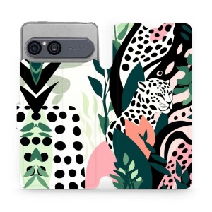 Flip pouzdro na mobil Sony Xperia 10 VII - Mobiwear VP53S, levhart