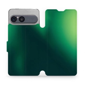 Flip pouzdro na mobil Sony Xperia 10 VII - Mobiwear VP61S, zelený odstín