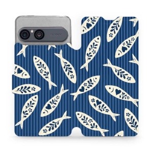 Flip pouzdro na mobil Sony Xperia 10 VII - Mobiwear VP89S, rybky