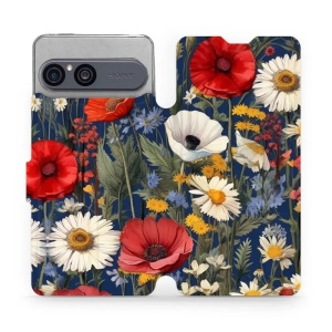 Flip pouzdro na mobil Sony Xperia 10 VII - Mobiwear VP46S, temná louka