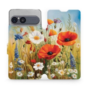 Flip pouzdro na mobil Sony Xperia 10 VII - Mobiwear VP43S, letní louka