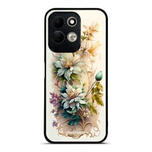 Lesklý kryt na mobil Xiaomi Redmi 17 - Mobiwear Glossy G014G, krémové květy