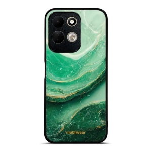 Lesklý kryt na mobil Xiaomi Redmi 17 - Mobiwear Glossy G023G, zelený mramor