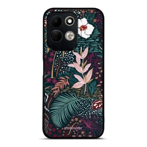Lesklý kryt na mobil Xiaomi Redmi 17 - Mobiwear Glossy G043G, temná flóra