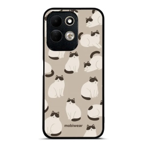 Lesklý kryt na mobil Xiaomi Redmi 17 - Mobiwear Glossy G160G, kočičáci