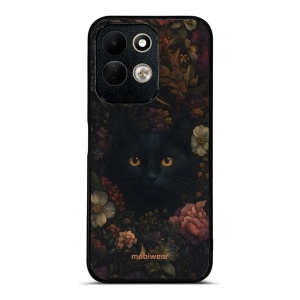Lesklý kryt na mobil Xiaomi Redmi 17 - Mobiwear Glossy G161G, temná kočka