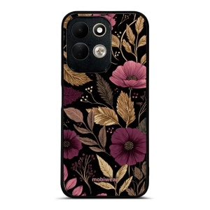 Lesklý kryt na mobil Xiaomi Redmi 17 - Mobiwear Glossy G170G, fialová kvítka