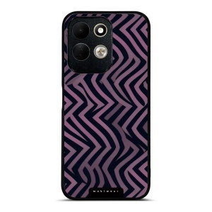 Lesklý kryt na mobil Xiaomi Redmi 17 - Mobiwear Glossy GA55G, fialové klikyháky
