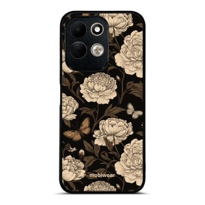Lesklý kryt na mobil Xiaomi Redmi 17 - Mobiwear Glossy GB16G, pivoňky a motýli