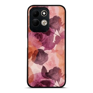 Lesklý kryt na mobil Xiaomi Redmi 17 - Mobiwear Glossy GB24G, akvarelové růže