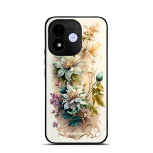 Lesklý kryt na mobil Xiaomi Redmi Note 17 - Mobiwear Glossy G014G, krémové květy