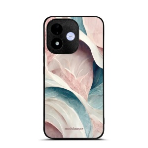 Lesklý kryt na mobil Xiaomi Redmi Note 17 - Mobiwear Glossy G026G, růžový a zelenkavý mramor