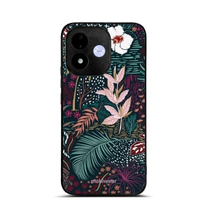 Lesklý kryt na mobil Xiaomi Redmi Note 17 - Mobiwear Glossy G043G, temná flóra